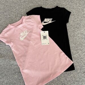 Nike Pink and Black Toddler Dress